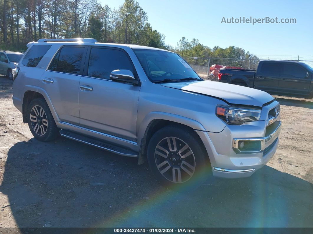 2017 Toyota 4runner Limited Silver vin: JTEZU5JR6H5148461