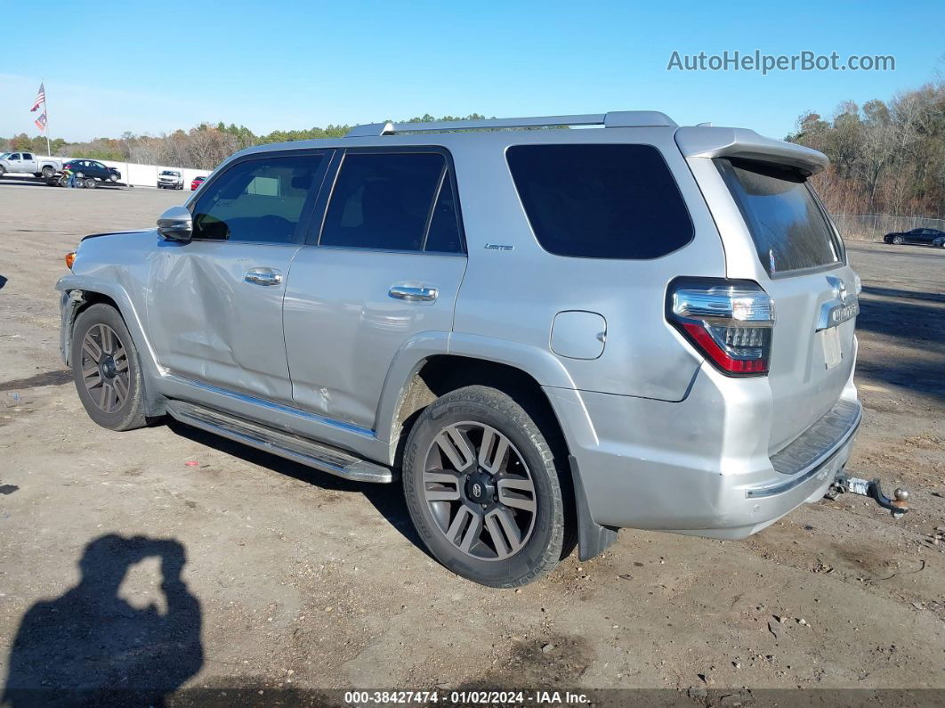 2017 Toyota 4runner Limited Silver vin: JTEZU5JR6H5148461