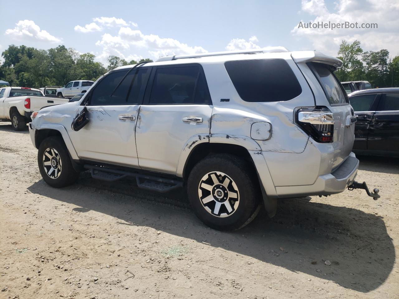 2017 Toyota 4runner Sr5 Silver vin: JTEZU5JR6H5152560