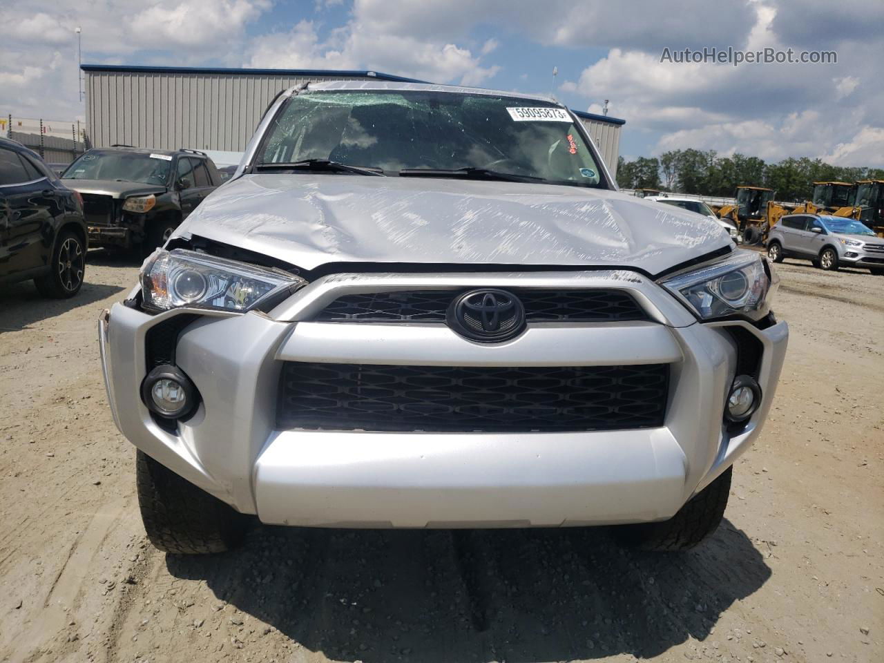 2017 Toyota 4runner Sr5 Silver vin: JTEZU5JR6H5152560