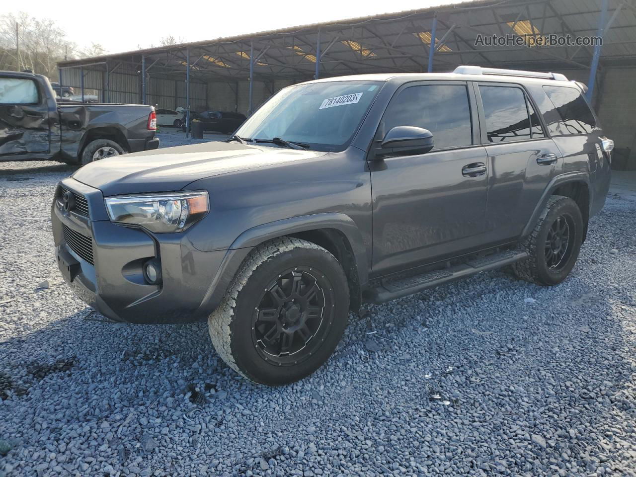 2017 Toyota 4runner Sr5 Серый vin: JTEZU5JR6H5159654