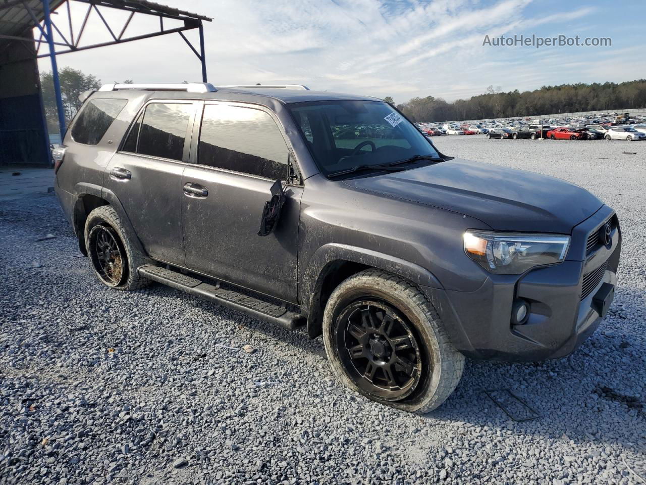 2017 Toyota 4runner Sr5 Серый vin: JTEZU5JR6H5159654