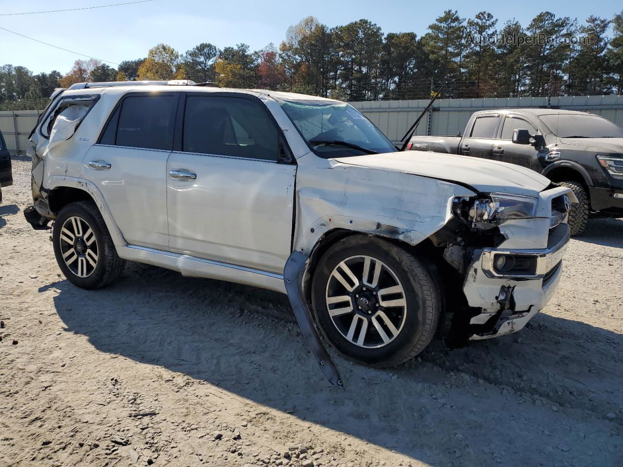 2017 Toyota 4runner Sr5 White vin: JTEZU5JR6H5159864