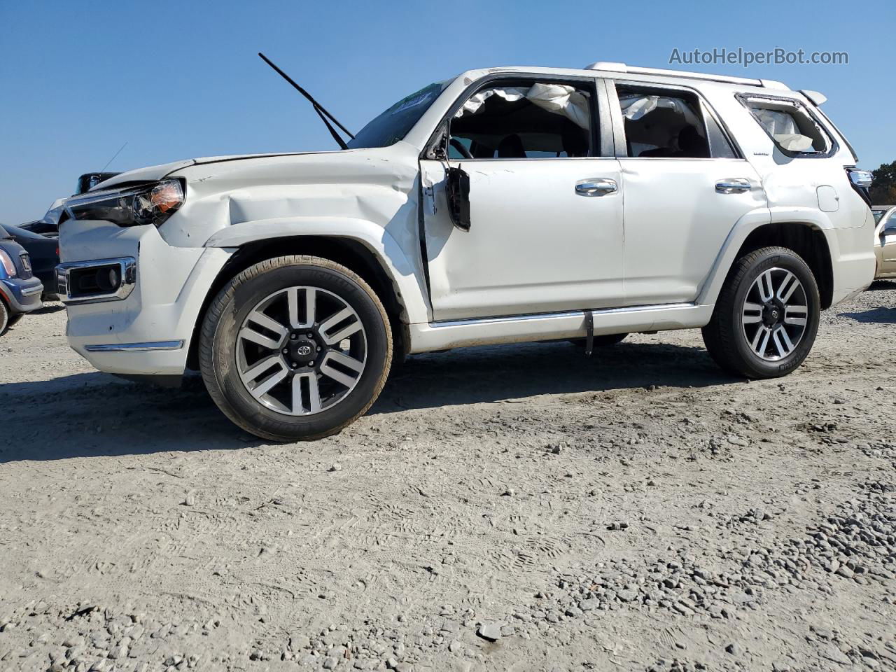 2017 Toyota 4runner Sr5 White vin: JTEZU5JR6H5159864