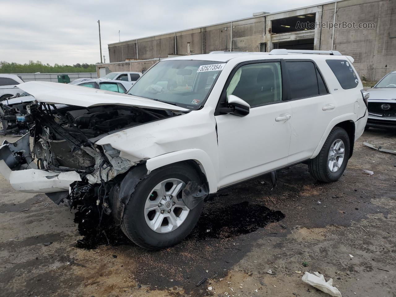 2014 Toyota 4runner Sr5 White vin: JTEZU5JR7E5066797