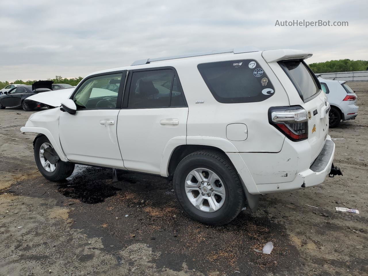 2014 Toyota 4runner Sr5 White vin: JTEZU5JR7E5066797