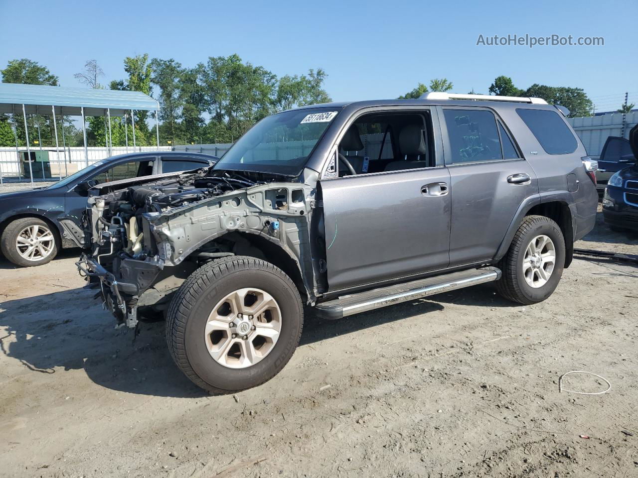 2014 Toyota 4runner Sr5 Charcoal vin: JTEZU5JR7E5073636