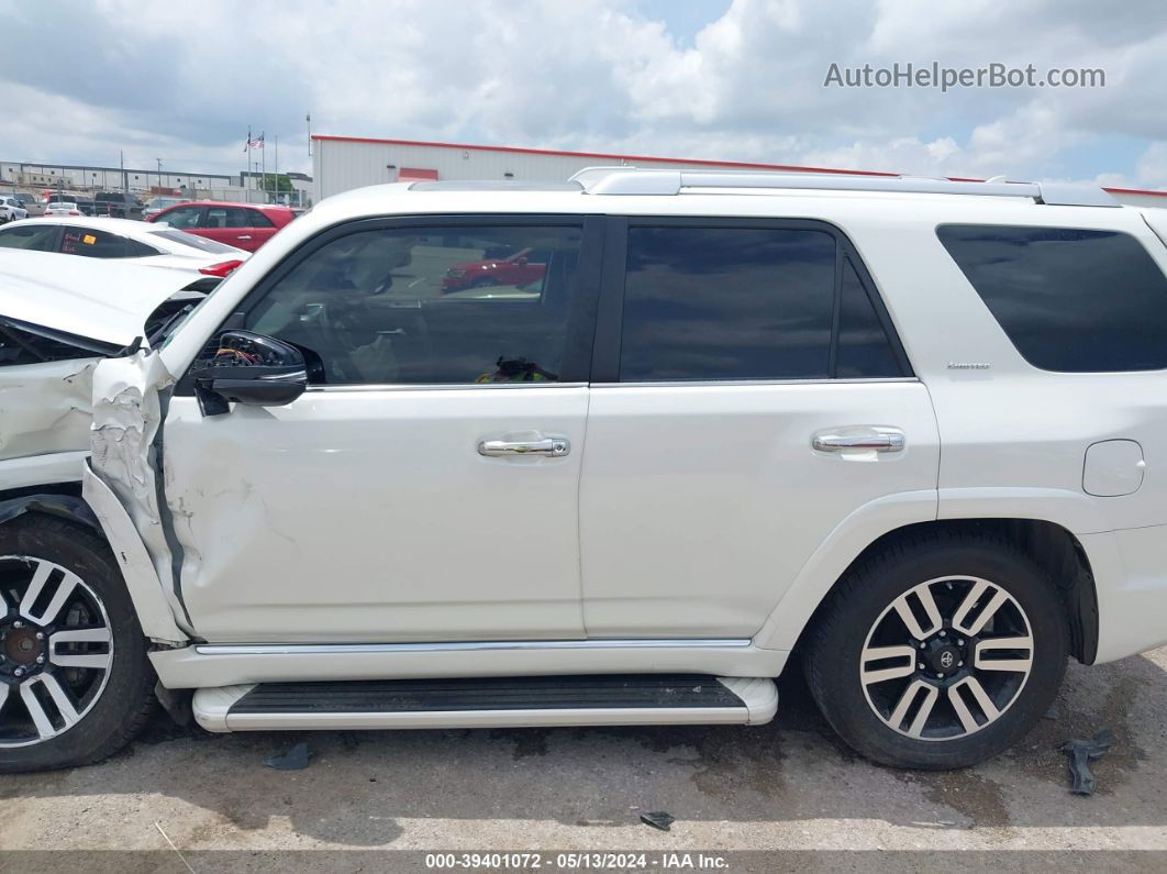 2014 Toyota 4runner Limited White vin: JTEZU5JR7E5076066