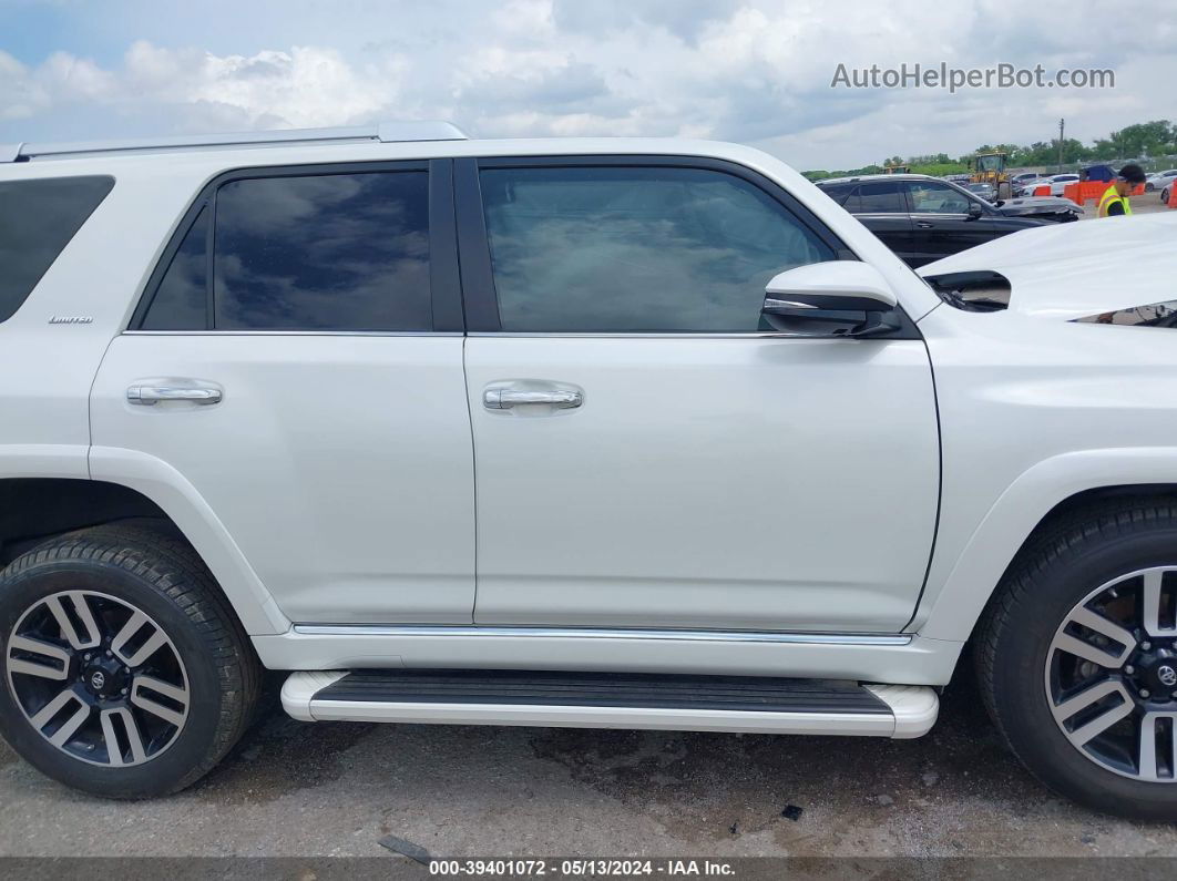 2014 Toyota 4runner Limited White vin: JTEZU5JR7E5076066