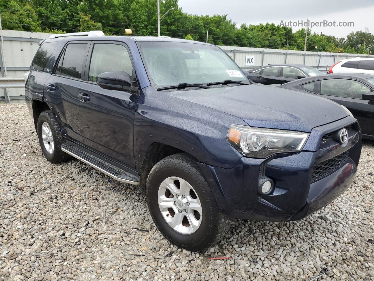 2017 Toyota 4runner Sr5 Синий vin: JTEZU5JR7H5153233