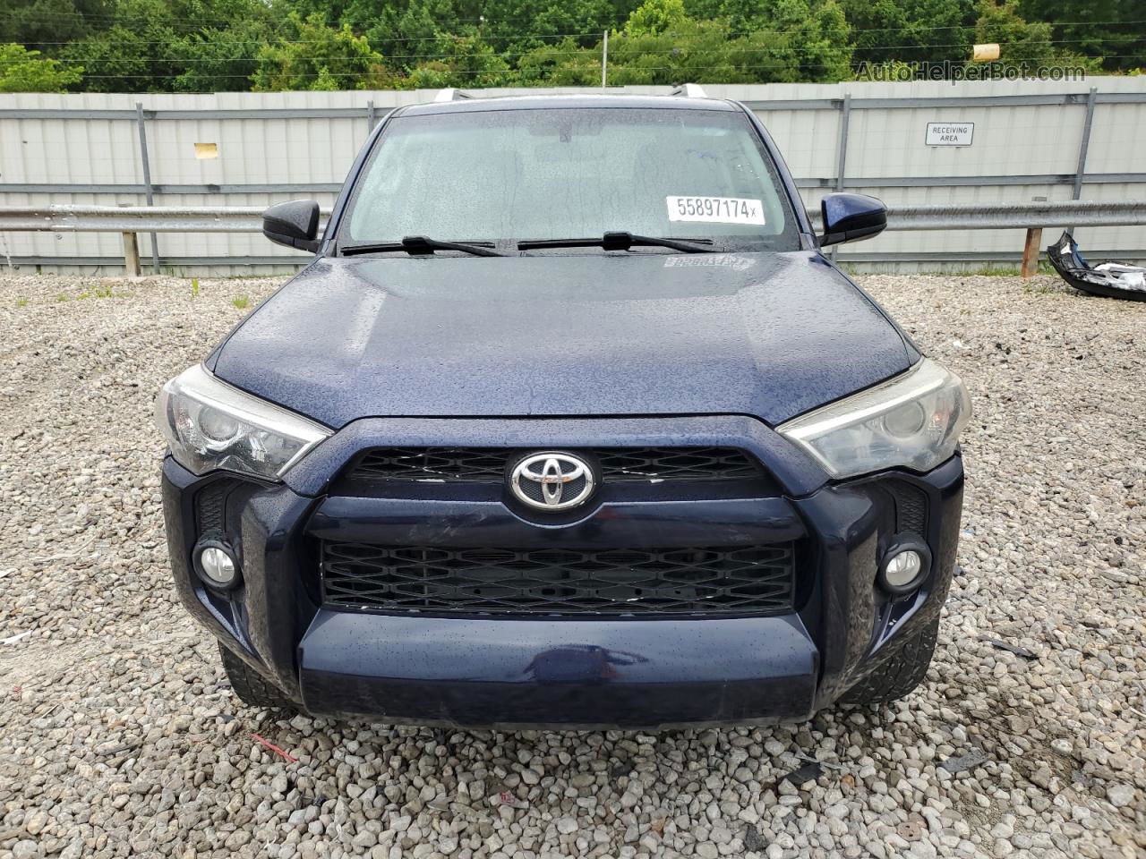 2017 Toyota 4runner Sr5 Синий vin: JTEZU5JR7H5153233