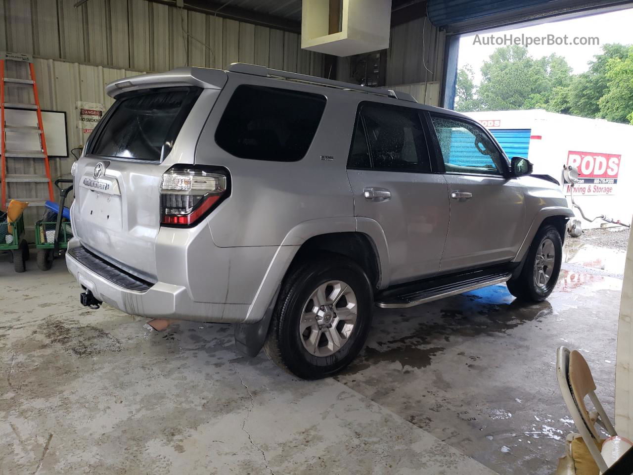 2014 Toyota 4runner Sr5 Silver vin: JTEZU5JR8E5078330