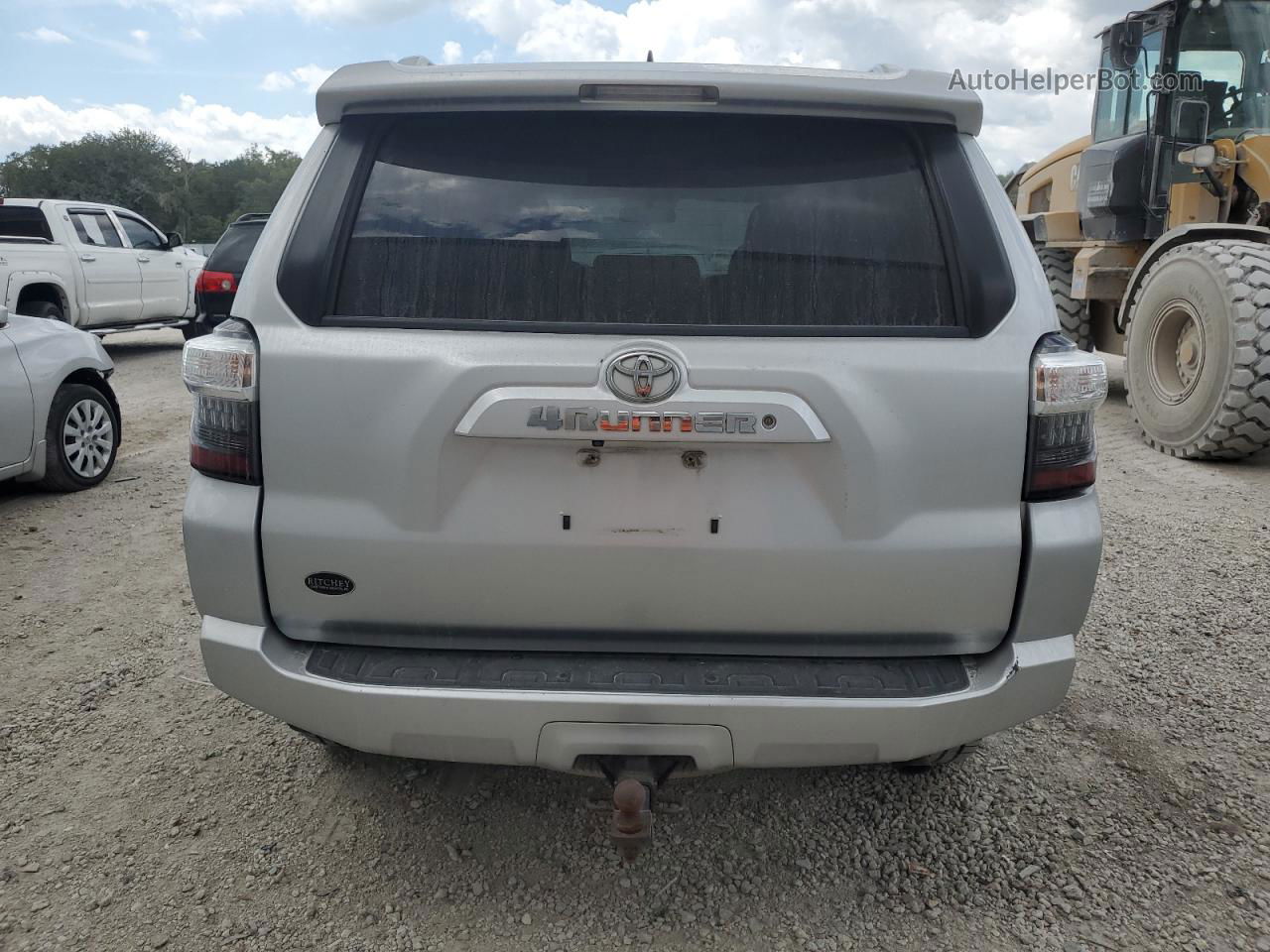 2014 Toyota 4runner Sr5 Silver vin: JTEZU5JR8E5082216