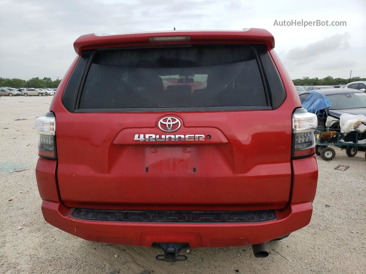 2017 Toyota 4runner Sr5 Красный vin: JTEZU5JR8H5149353