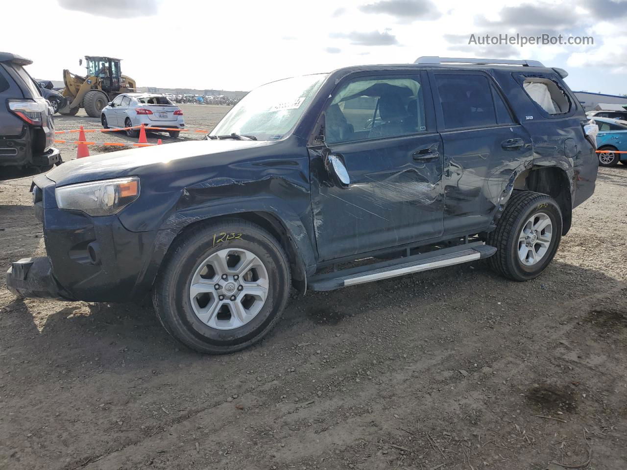 2017 Toyota 4runner Sr5 Black vin: JTEZU5JR8H5150017