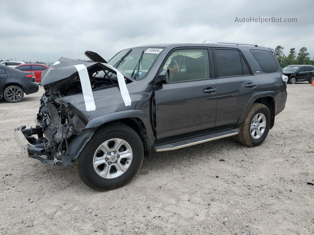 2017 Toyota 4runner Sr5 Charcoal vin: JTEZU5JR8H5150325