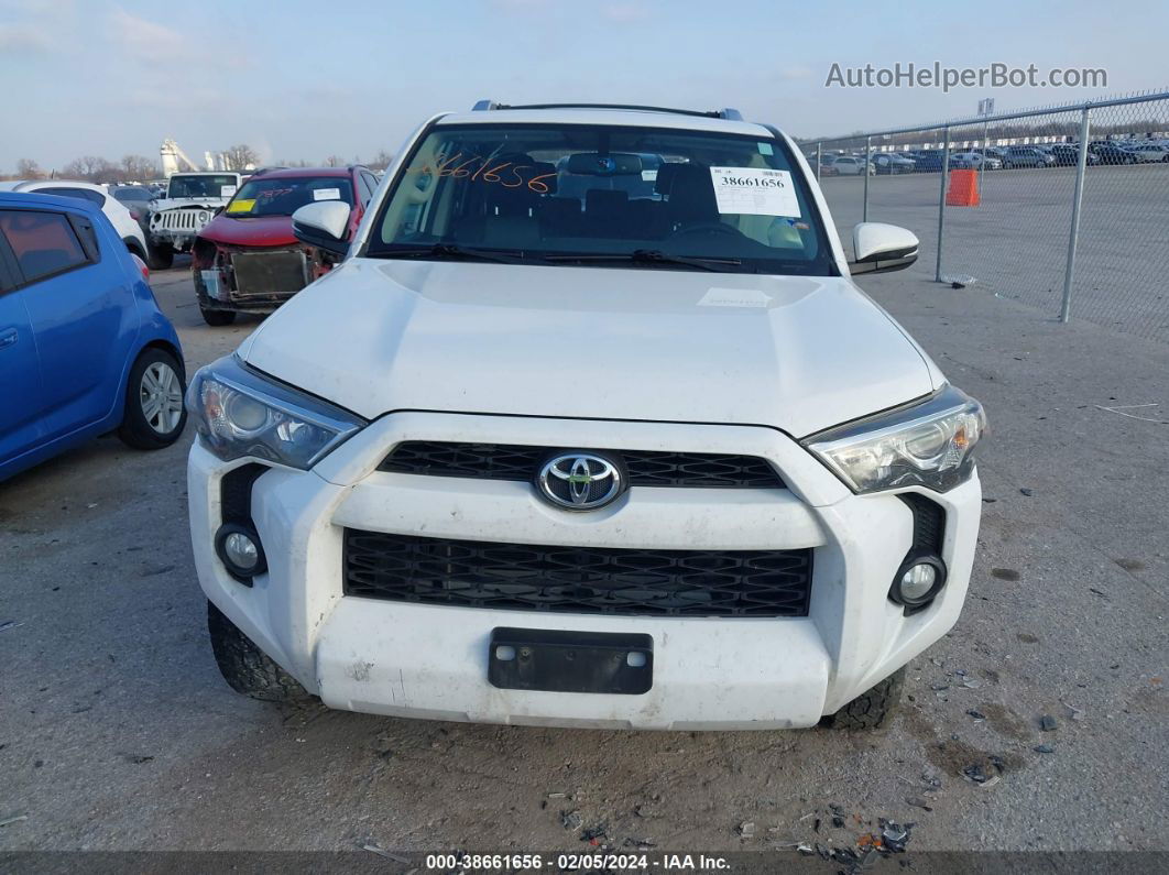 2017 Toyota 4runner Sr5 Premium White vin: JTEZU5JR8H5155721