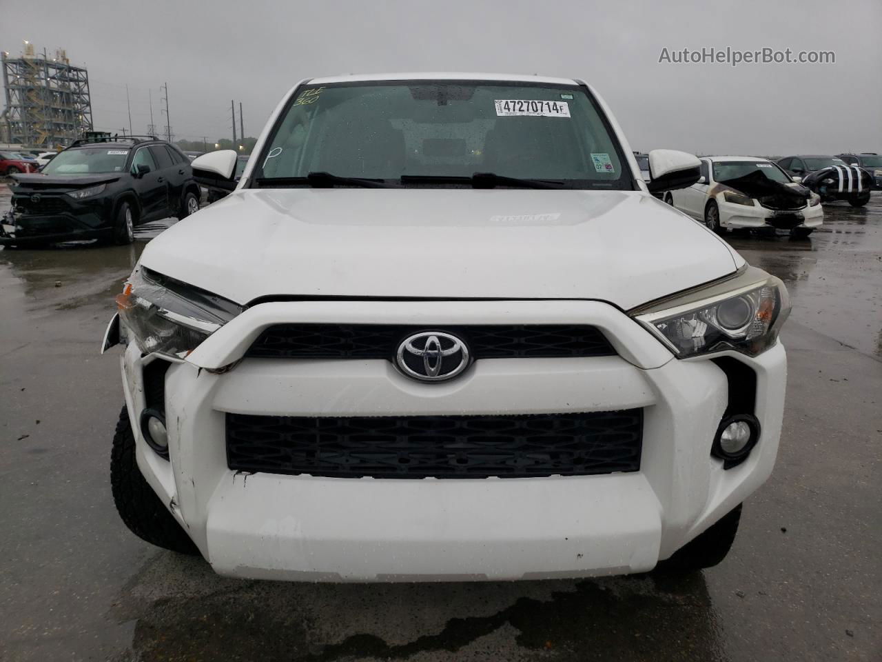 2014 Toyota 4runner Sr5 Белый vin: JTEZU5JR9E5072388