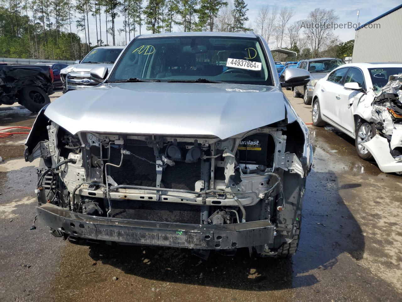 2017 Toyota 4runner Sr5 Silver vin: JTEZU5JR9H5153718