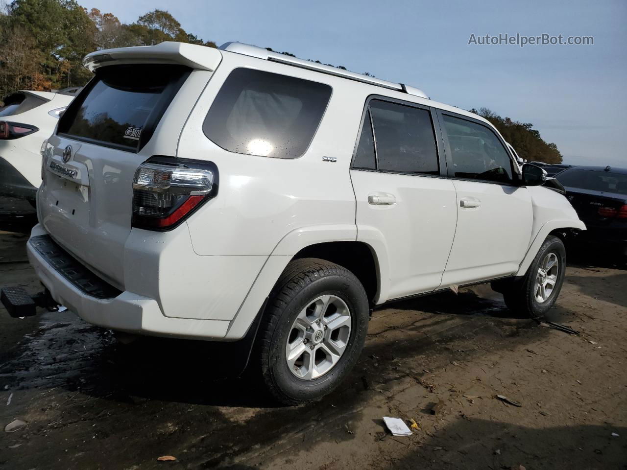 2017 Toyota 4runner Sr5 White vin: JTEZU5JR9H5154318