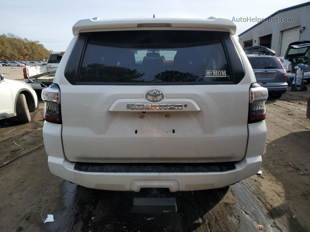 2017 Toyota 4runner Sr5 White vin: JTEZU5JR9H5154318