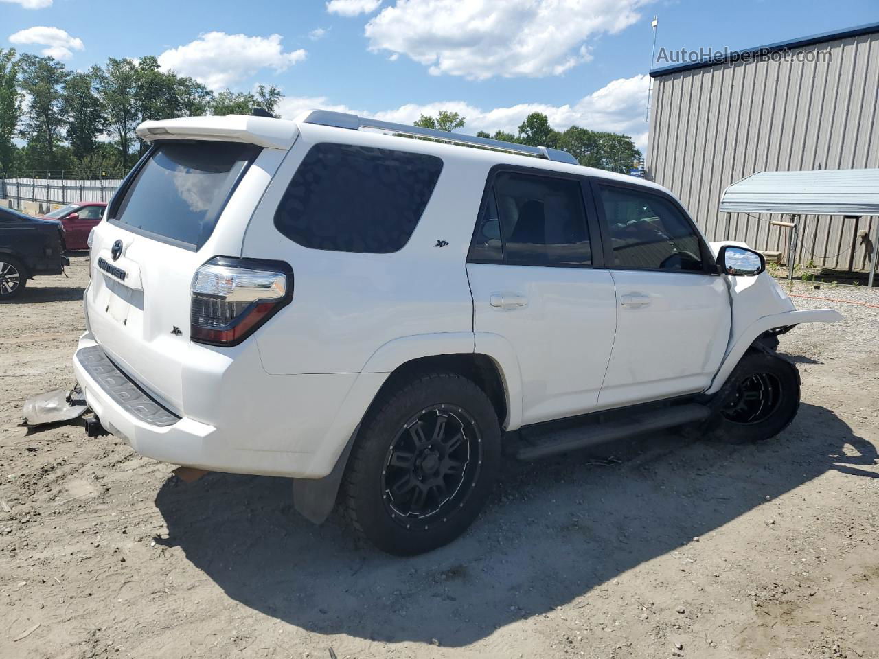 2017 Toyota 4runner Sr5 White vin: JTEZU5JR9H5156781