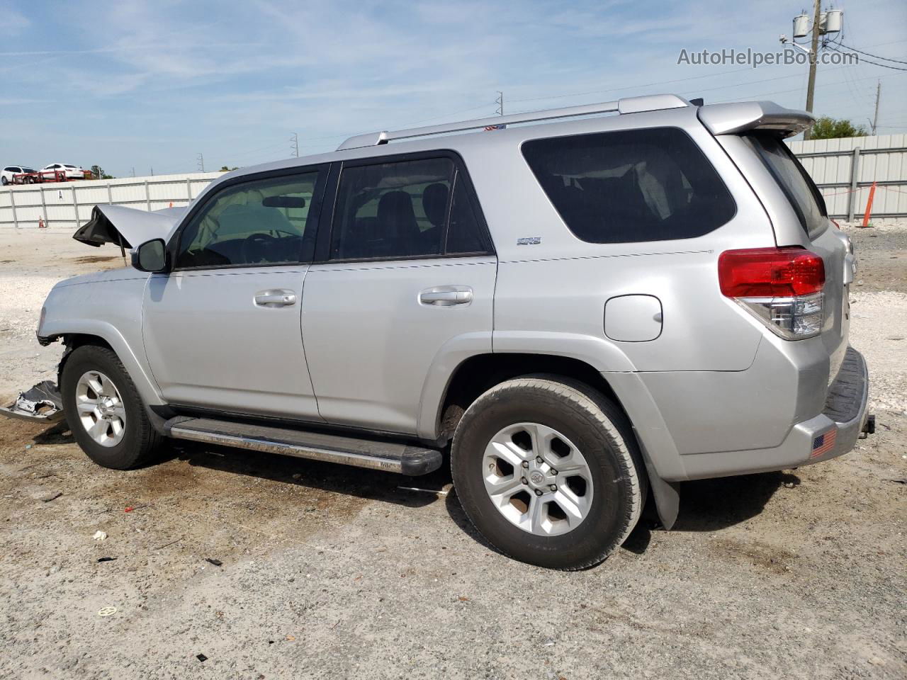 2017 Toyota 4runner Sr5 Silver vin: JTEZU5JRXH5155381