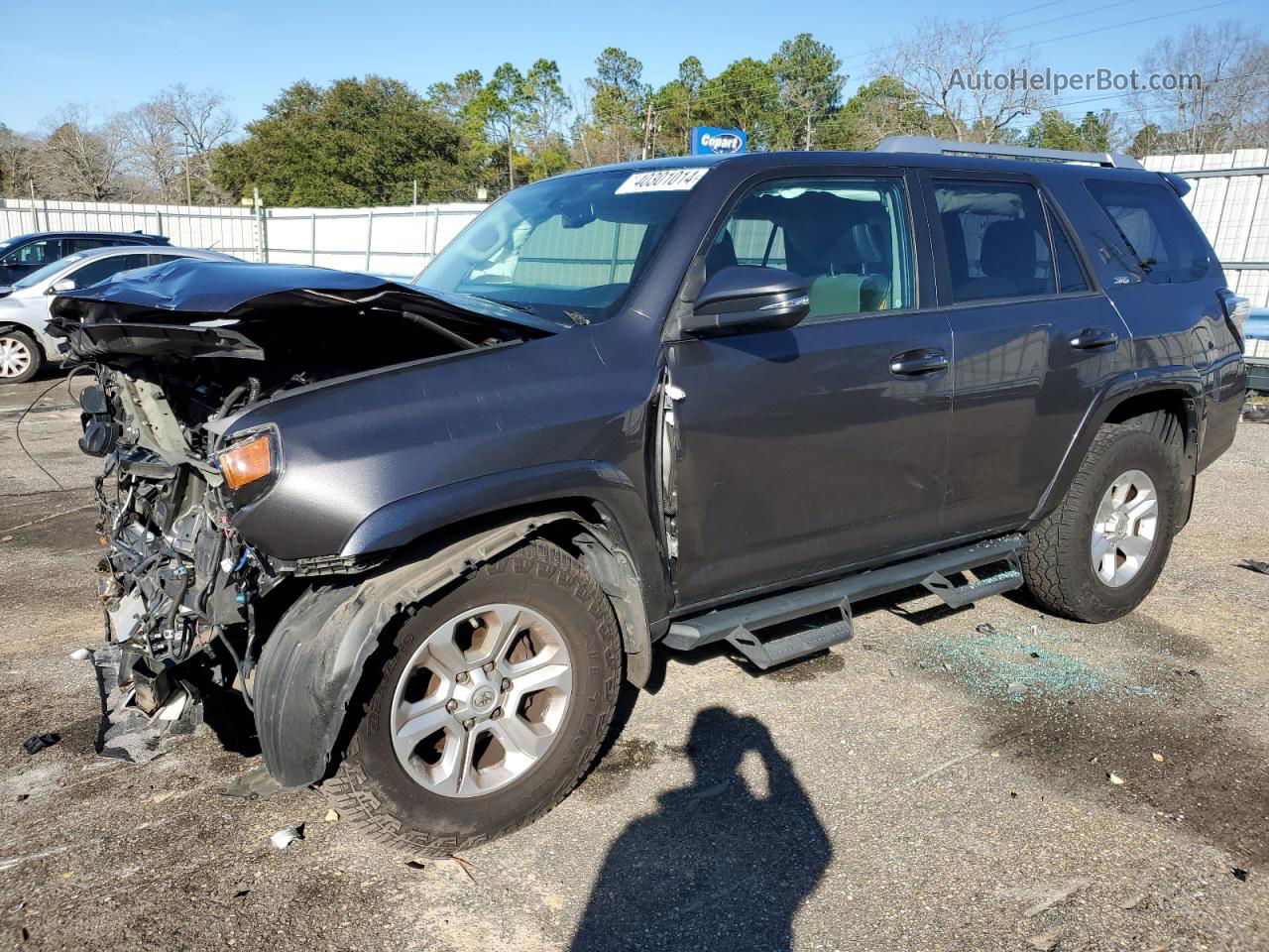 2017 Toyota 4runner Sr5 Gray vin: JTEZU5JRXH5160161