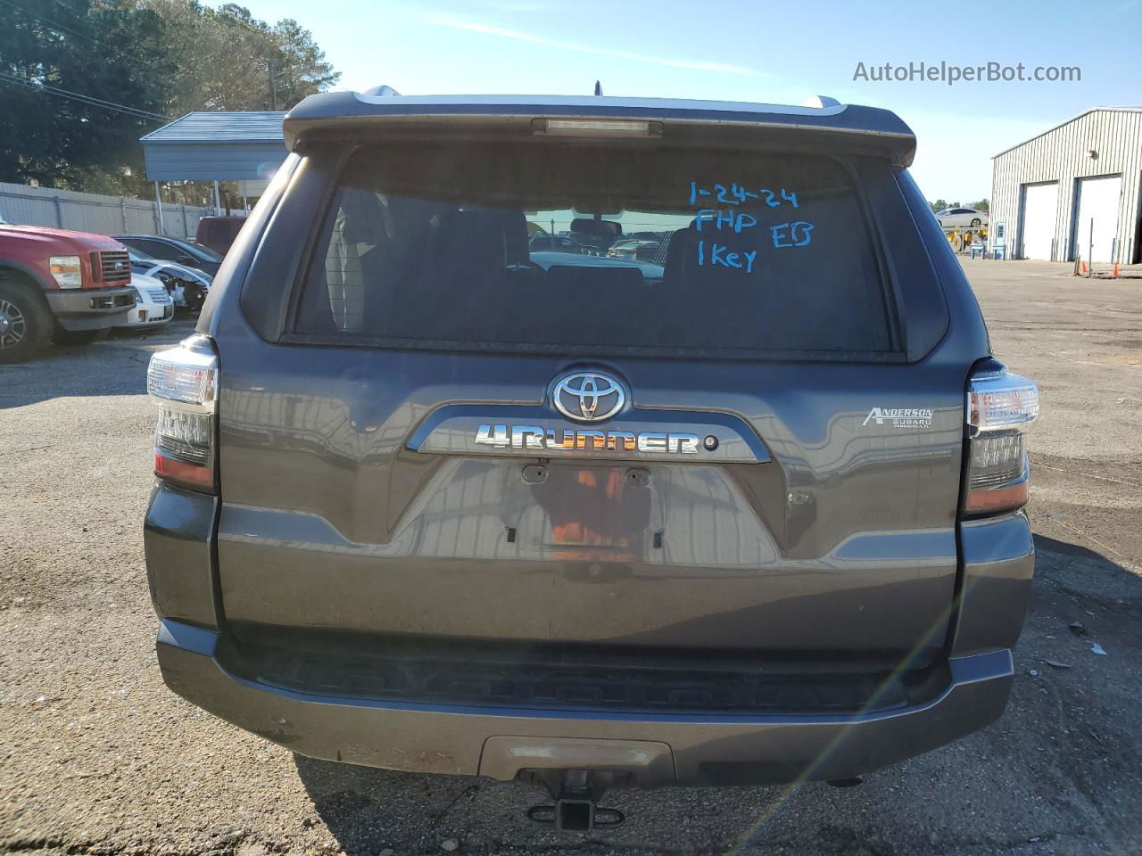 2017 Toyota 4runner Sr5 Серый vin: JTEZU5JRXH5160161