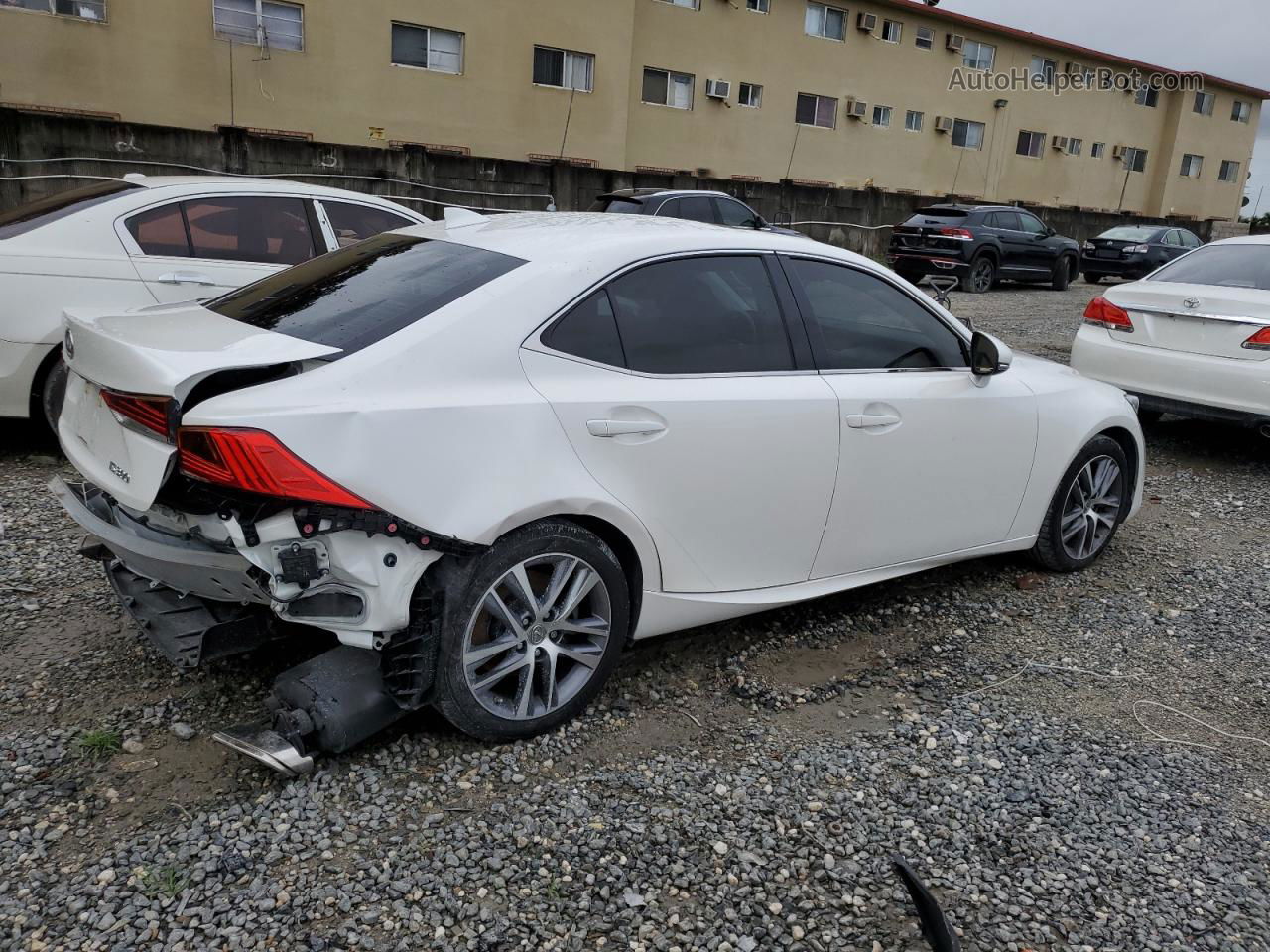 2020 Lexus Is 300 White vin: JTHAA1D20L5106652