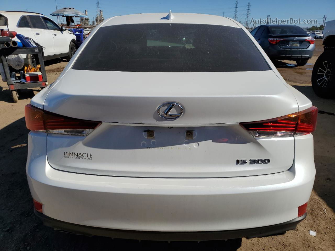 2020 Lexus Is 300 White vin: JTHAA1D21L5102464