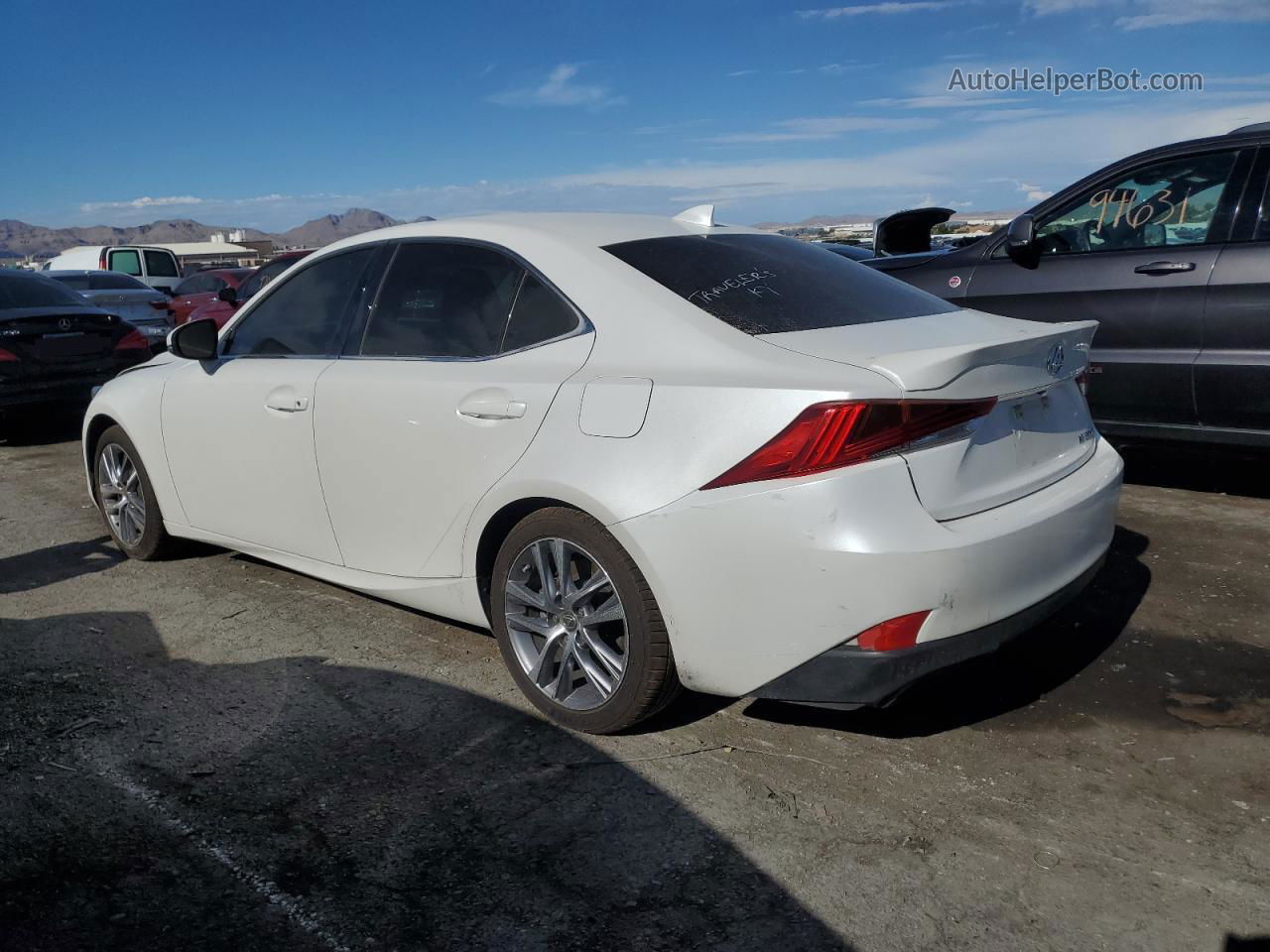 2020 Lexus Is 300 White vin: JTHAA1D21L5105705