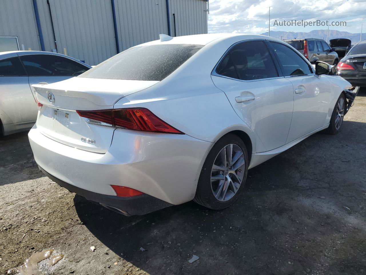 2020 Lexus Is 300 White vin: JTHAA1D21L5105705