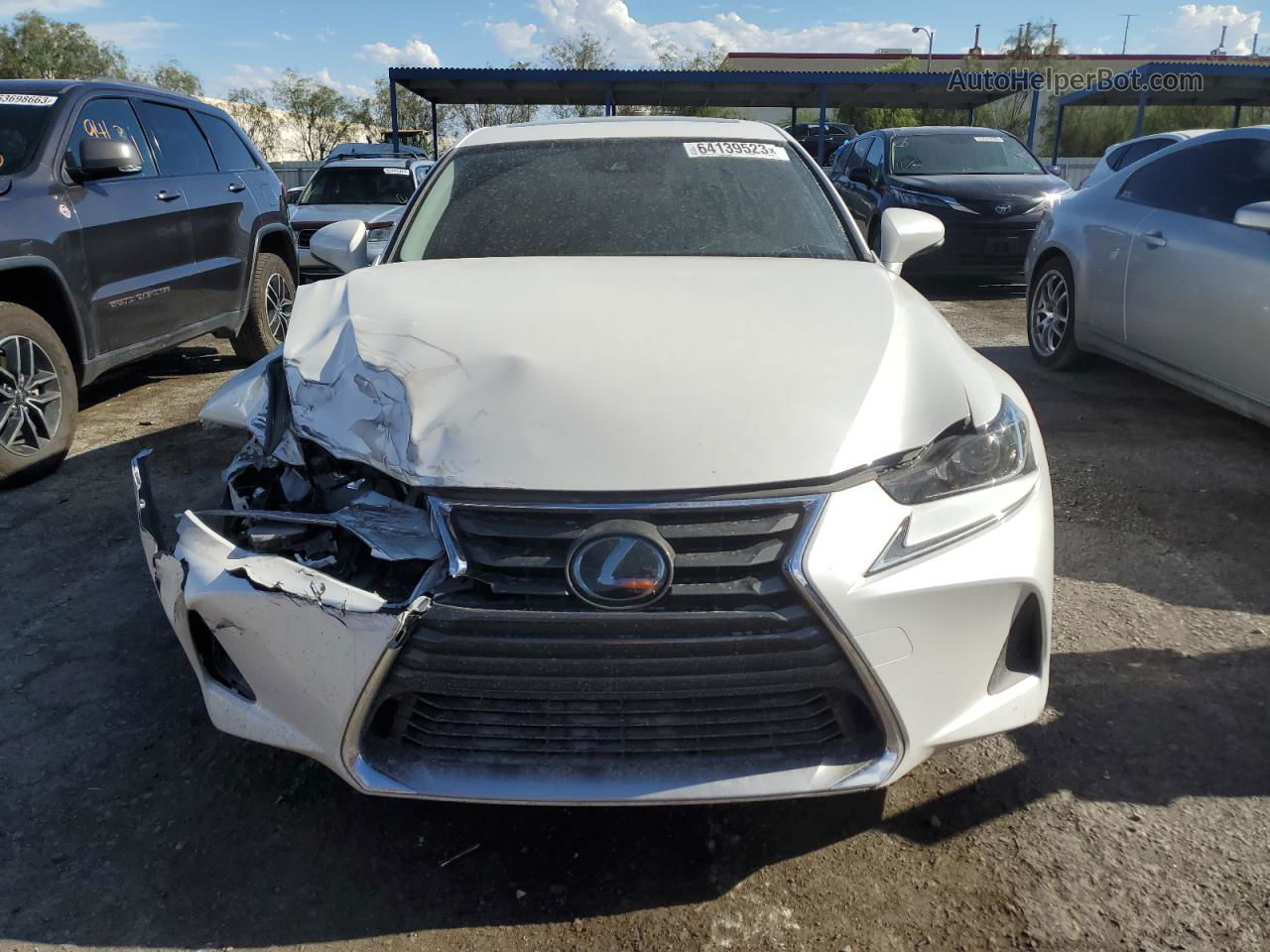 2020 Lexus Is 300 White vin: JTHAA1D21L5105705