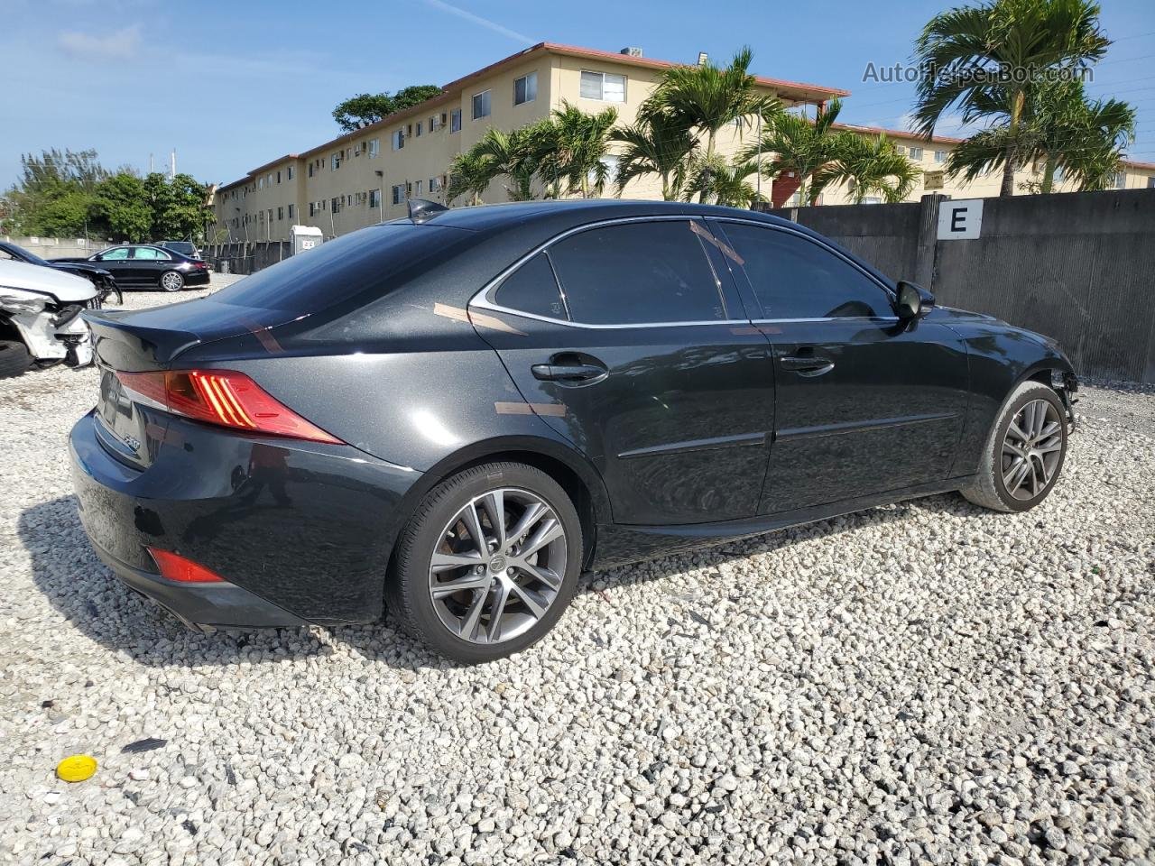 2020 Lexus Is 300 Black vin: JTHAA1D21L5108653