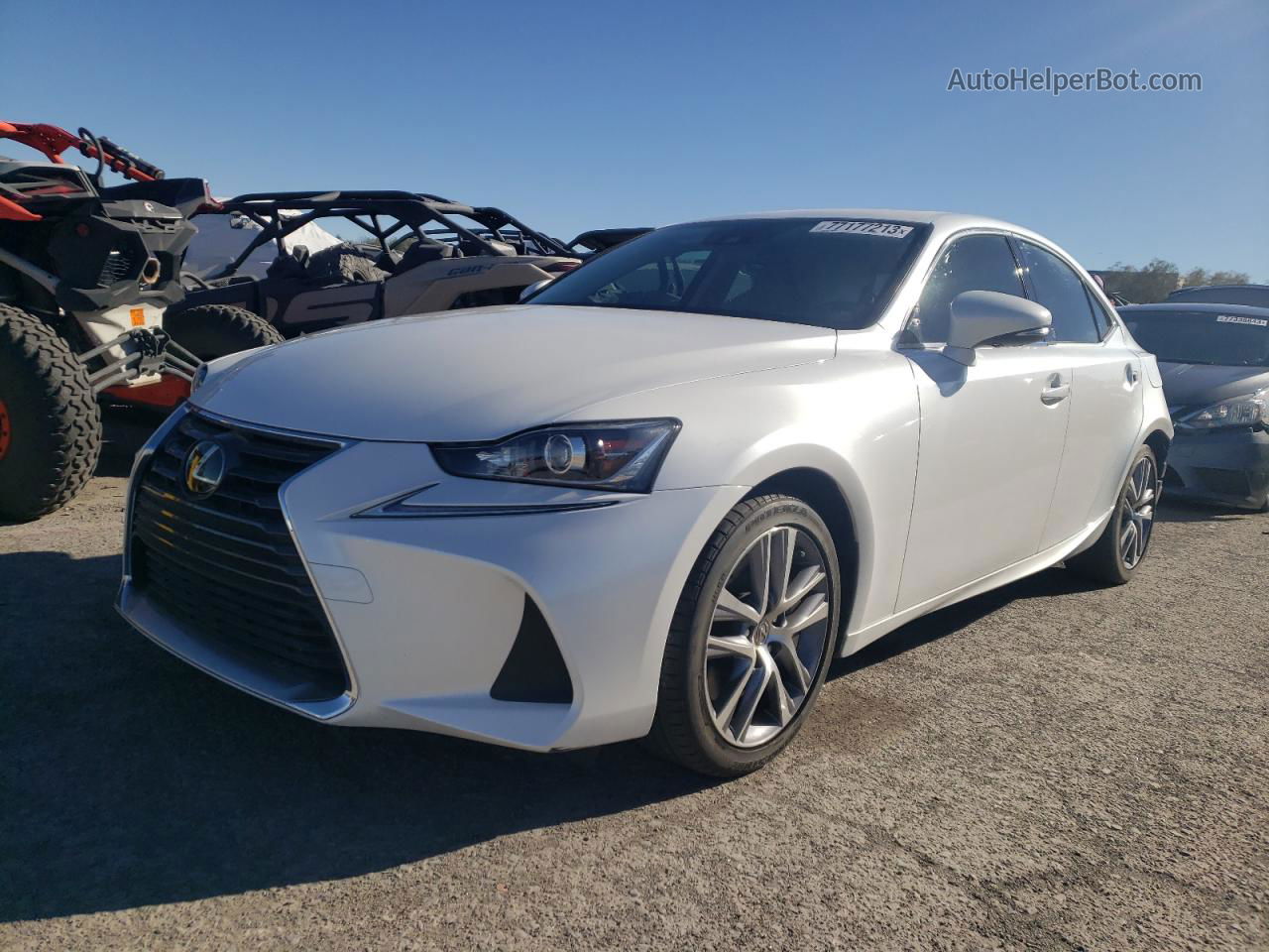 2020 Lexus Is 300 White vin: JTHAA1D23L5102417