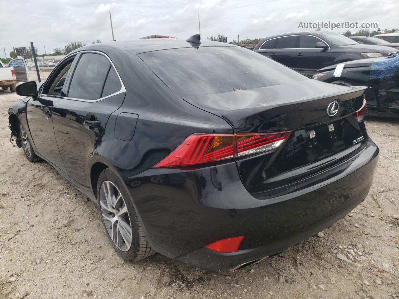 2020 Lexus Is 300 Black vin: JTHAA1D24L5107836