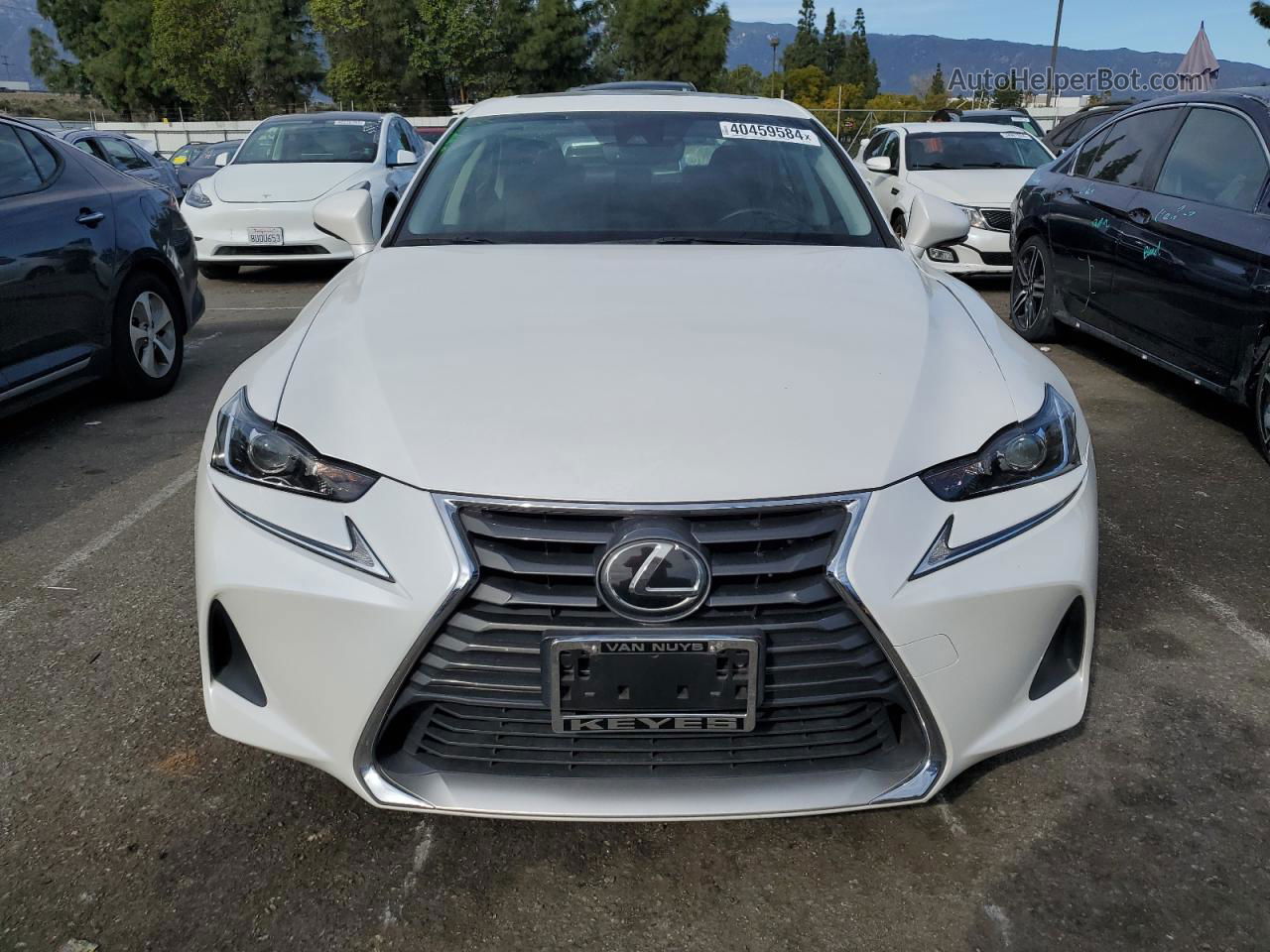 2020 Lexus Is 300 White vin: JTHAA1D25L5108851