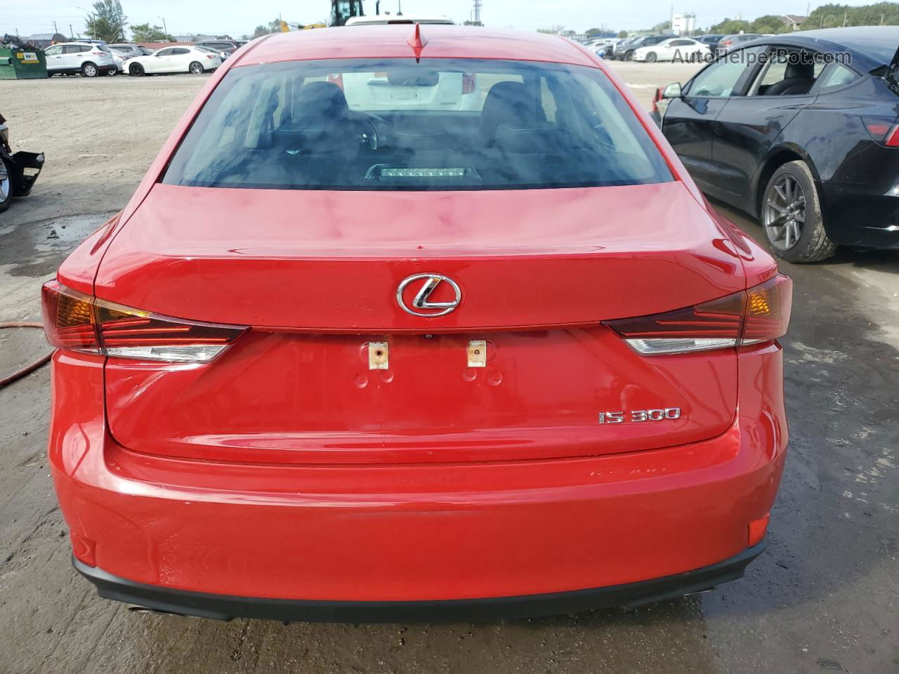 2020 Lexus Is 300 Red vin: JTHAA1D29L5104351