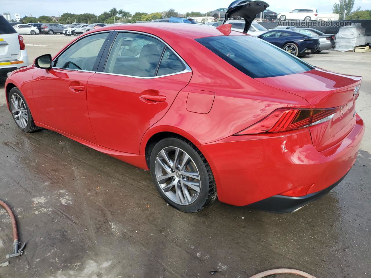 2020 Lexus Is 300 Red vin: JTHAA1D29L5104351