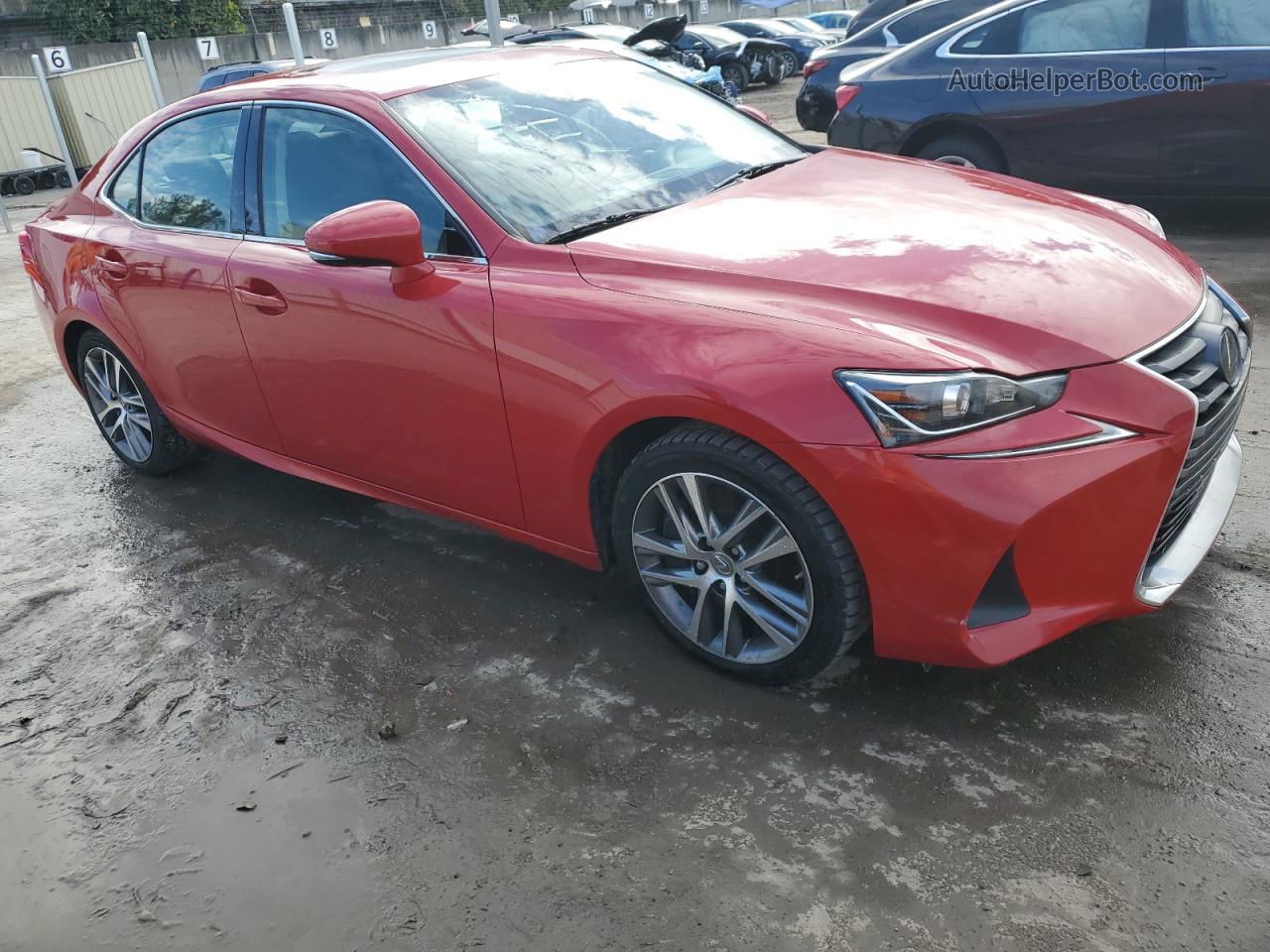 2020 Lexus Is 300 Red vin: JTHAA1D29L5104351