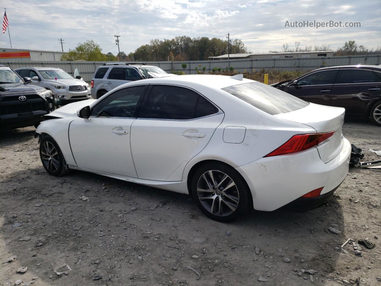 2020 Lexus Is 300 White vin: JTHAA1D29L5108674