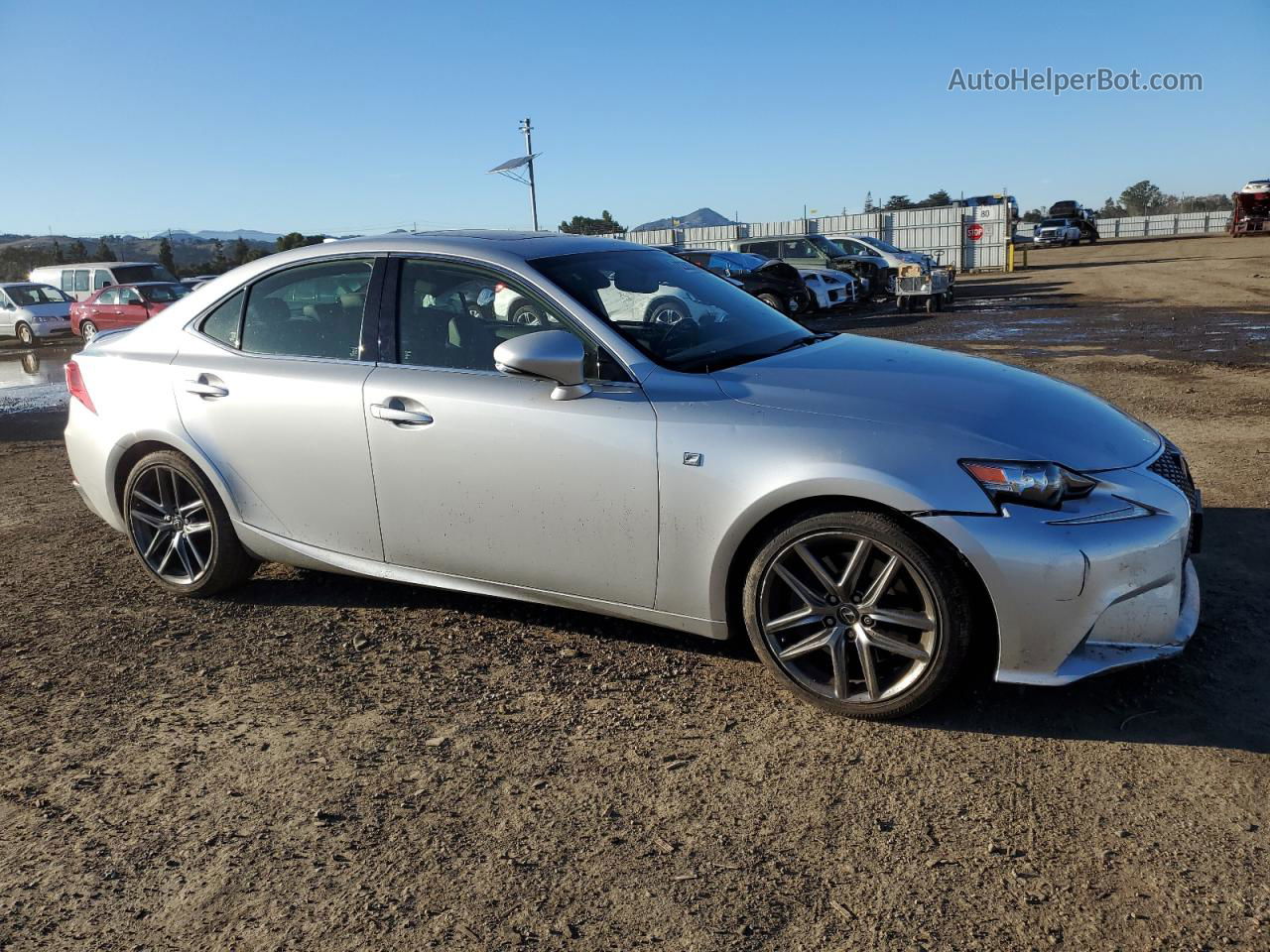 2016 Lexus Is 200t Silver vin: JTHBA1D20G5008604