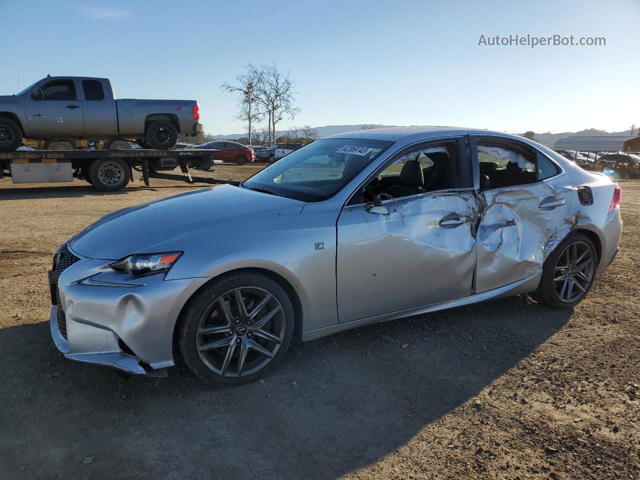 2016 Lexus Is 200t Silver vin: JTHBA1D20G5008604