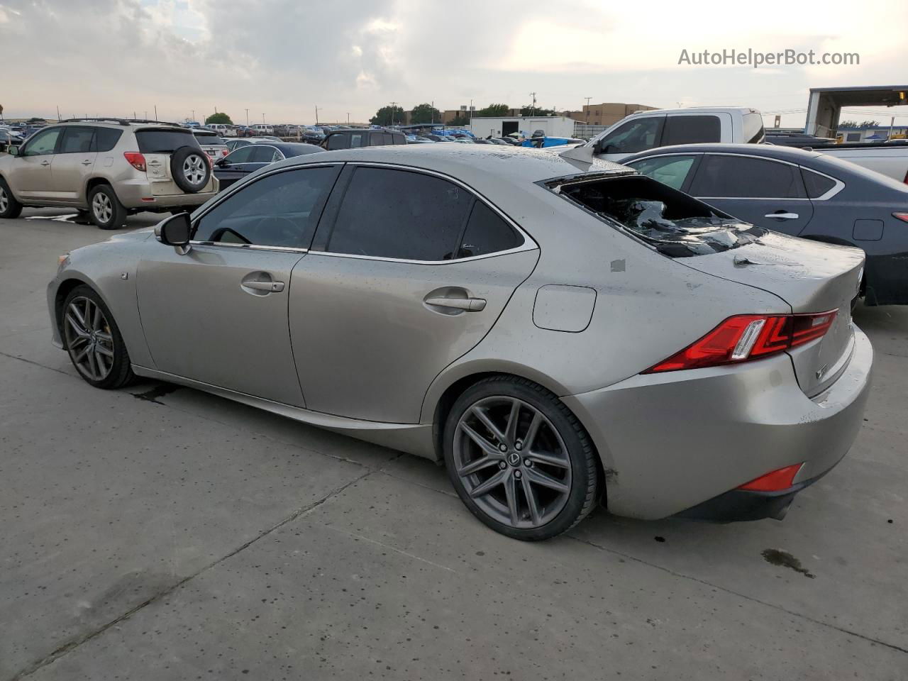 2016 Lexus Is 200t Silver vin: JTHBA1D20G5022986