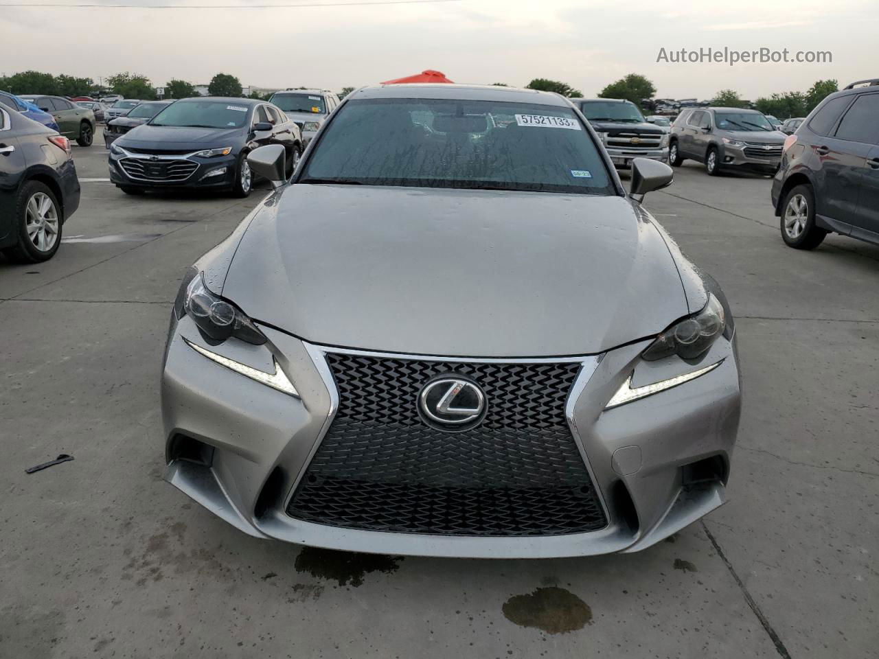 2016 Lexus Is 200t Silver vin: JTHBA1D20G5022986