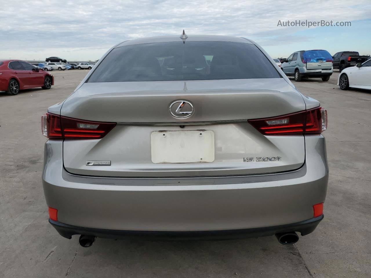 2016 Lexus Is 200t Silver vin: JTHBA1D21G5006666