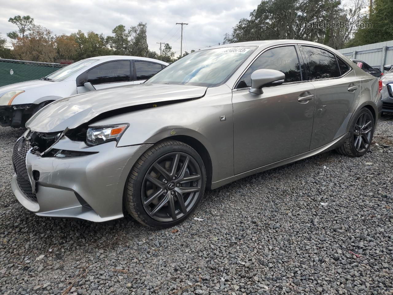 2016 Lexus Is 200t Silver vin: JTHBA1D21G5019823