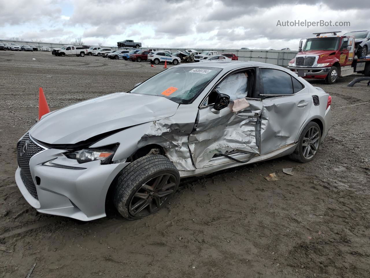 2016 Lexus Is 200t Silver vin: JTHBA1D21G5032040