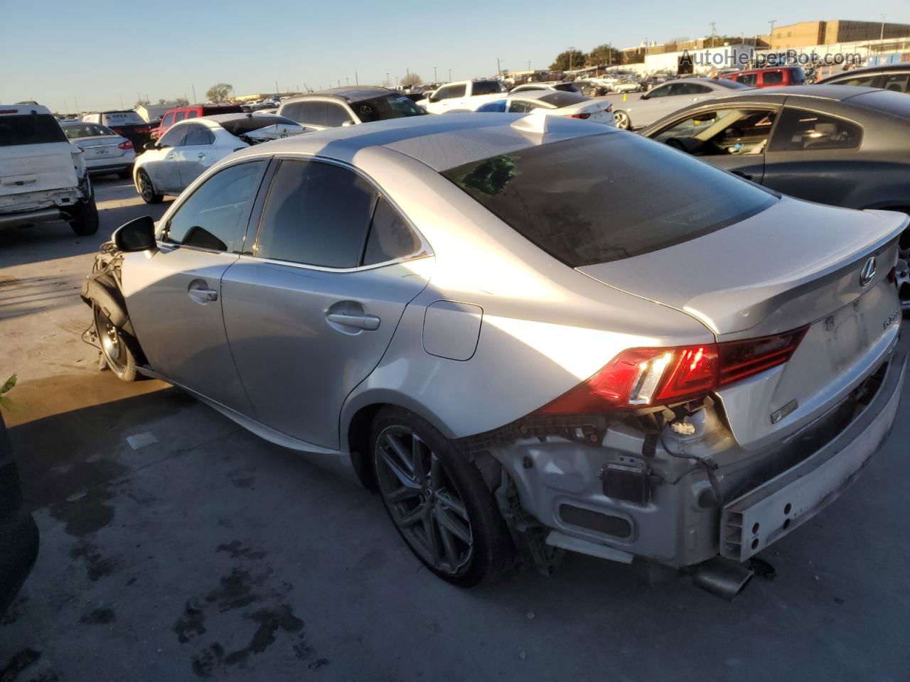 2016 Lexus Is 200t Silver vin: JTHBA1D21G5032135